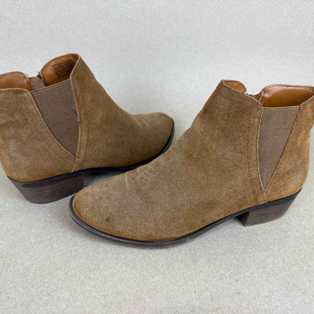 Kensie Women's Gazelle KS204141 Side Zip Dark Brown Ankle Bootie Women's 9M